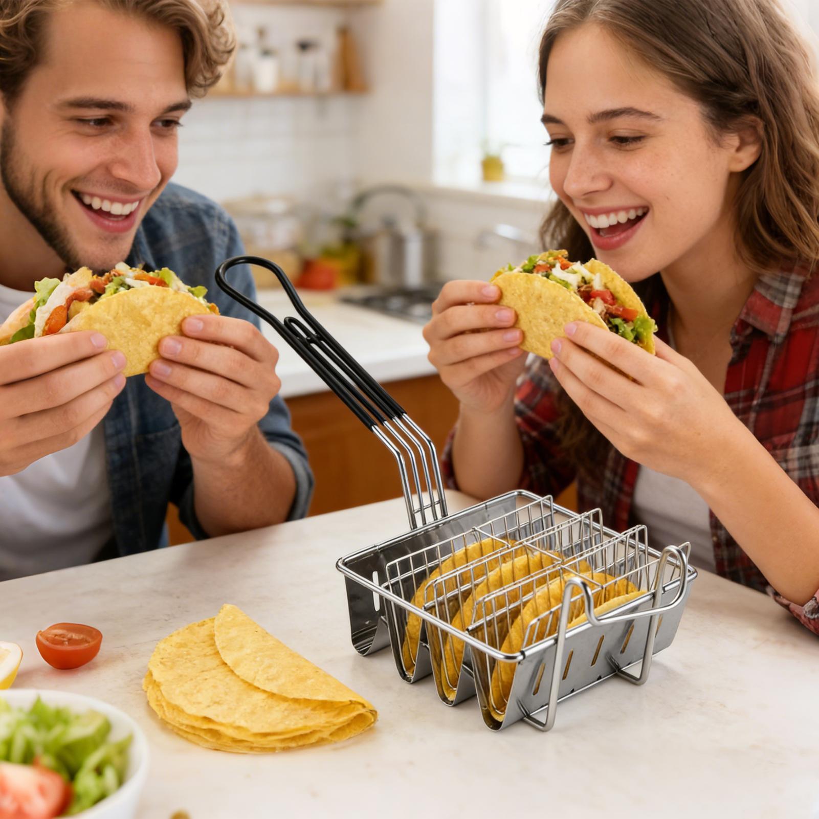 Taco Fryer Basket 4 Shells Sta - Home Cooking Restaurants review and price