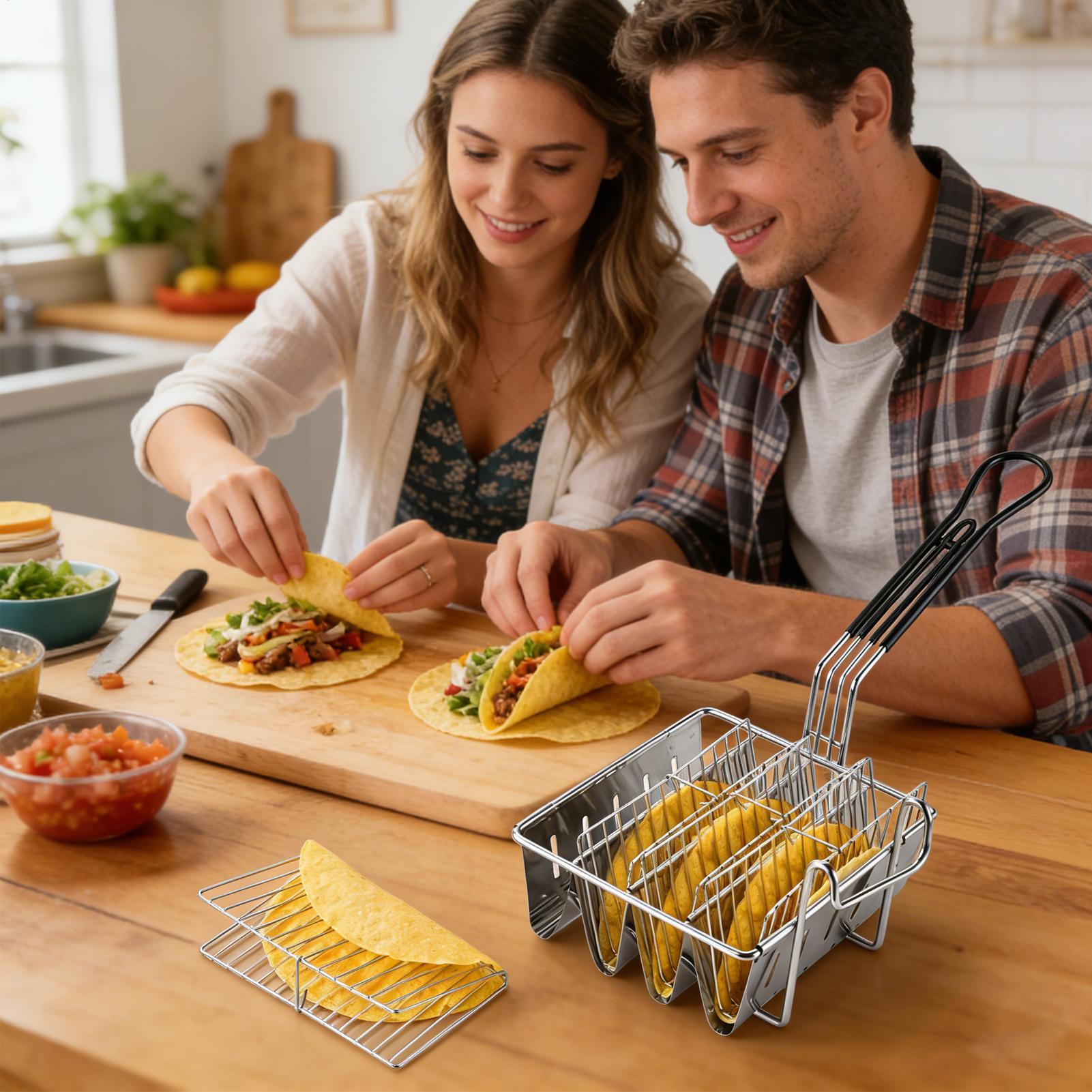 Taco Fryer Basket 4 Shells Sta - Home Cooking Restaurants review and price