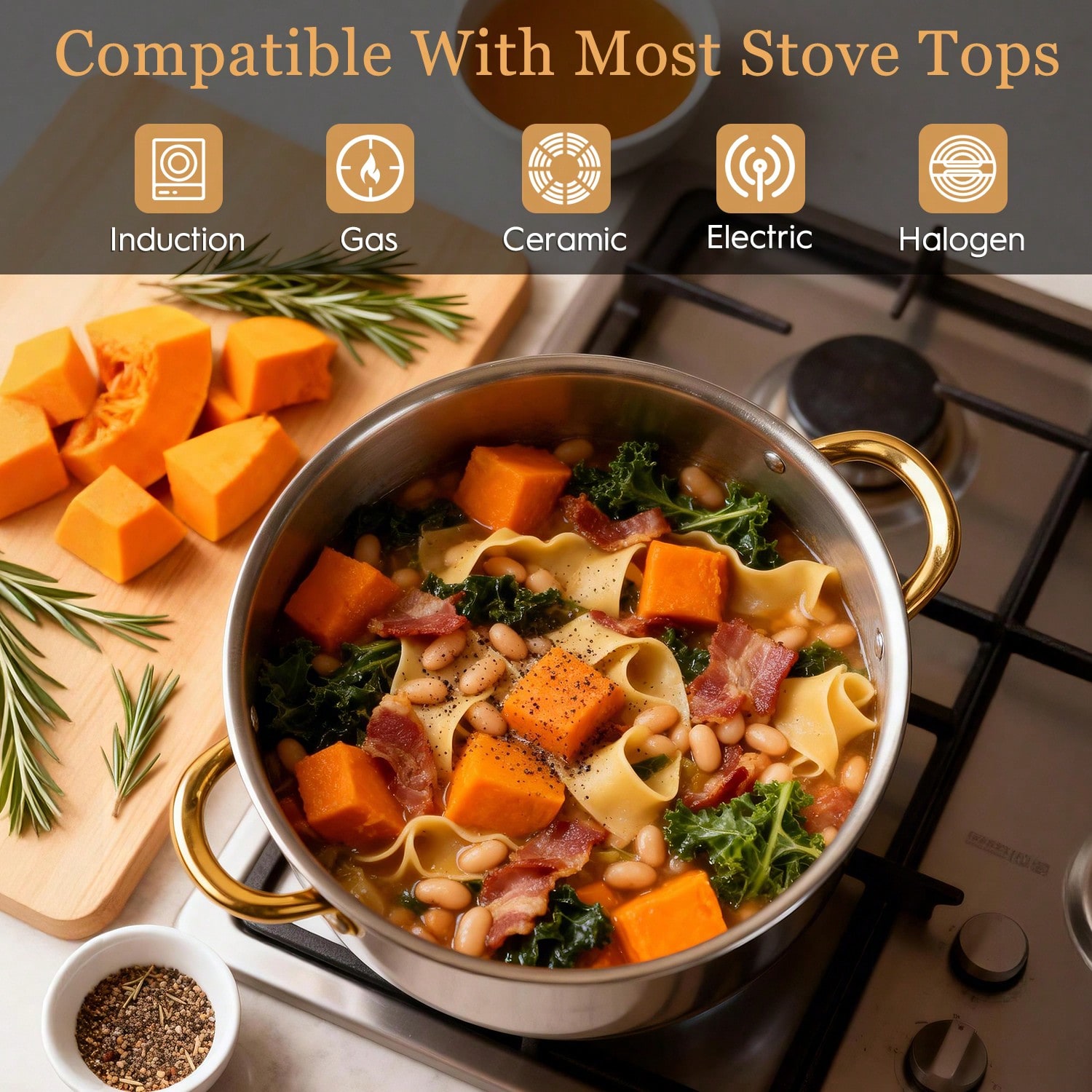 Stainless Steel Pot Set Modern - Home Cooking Restaurants review and price
